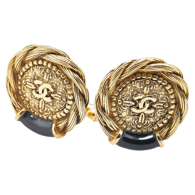 Coco Mark Cufflinks Gold