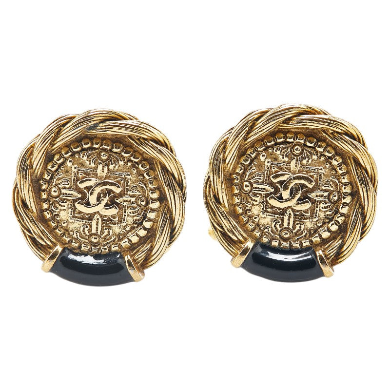 Coco Mark Cufflinks Gold