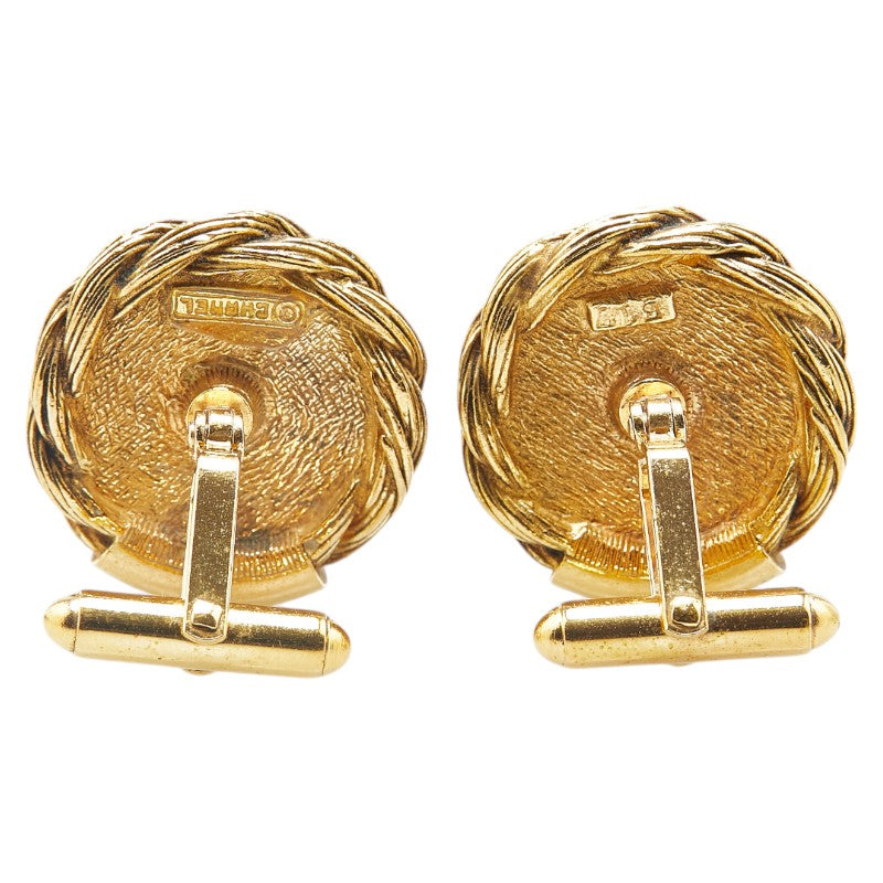 Coco Mark Cufflinks Gold