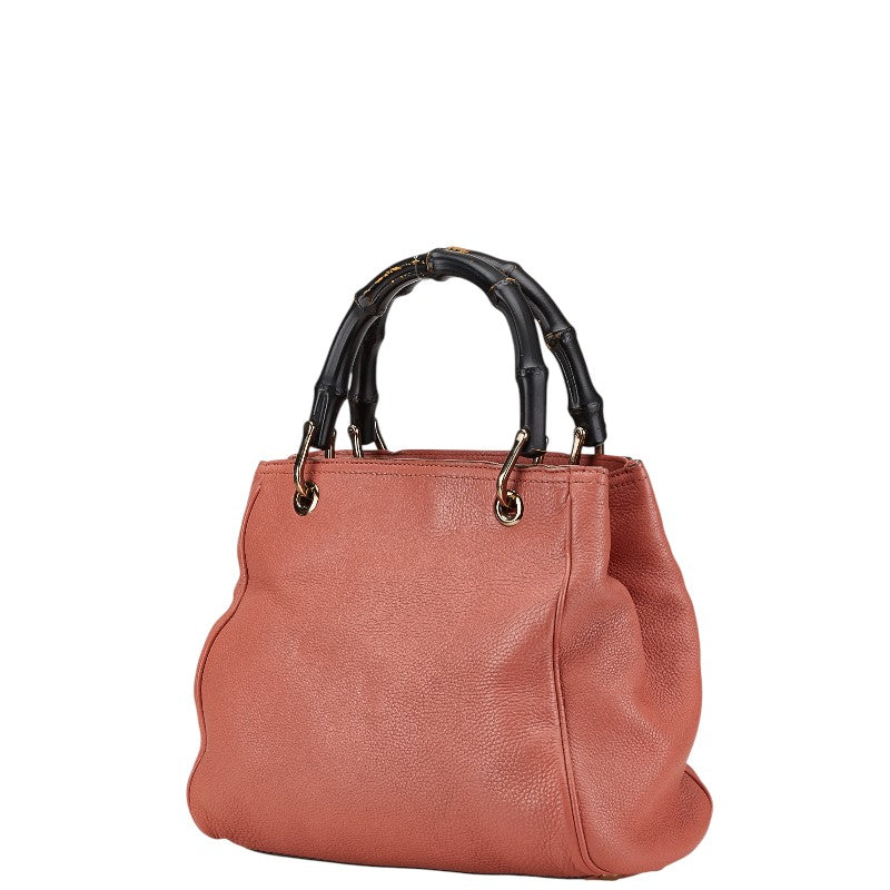 Gucci Bamboo Shopper 2Way Bag Leather Travel Bag