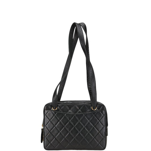 Matelasse Lambskin Shoulder Bag Signature Elegant