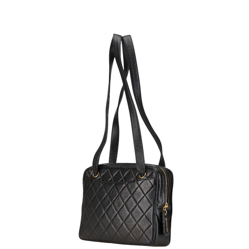 Matelasse Lambskin Shoulder Bag Signature Elegant