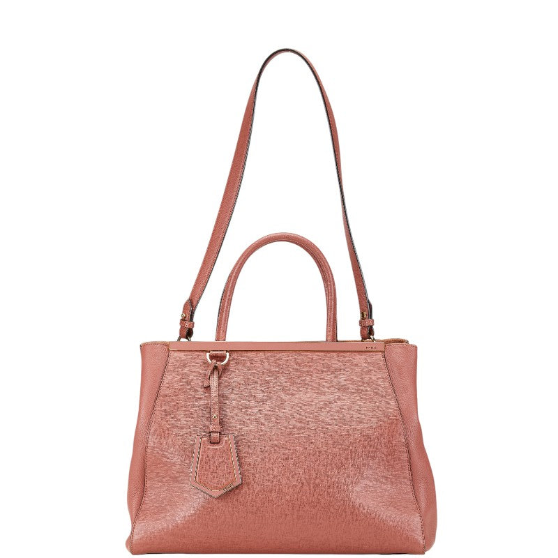 Fendi Trois Jours 2Way Bag Leather Travel Bag