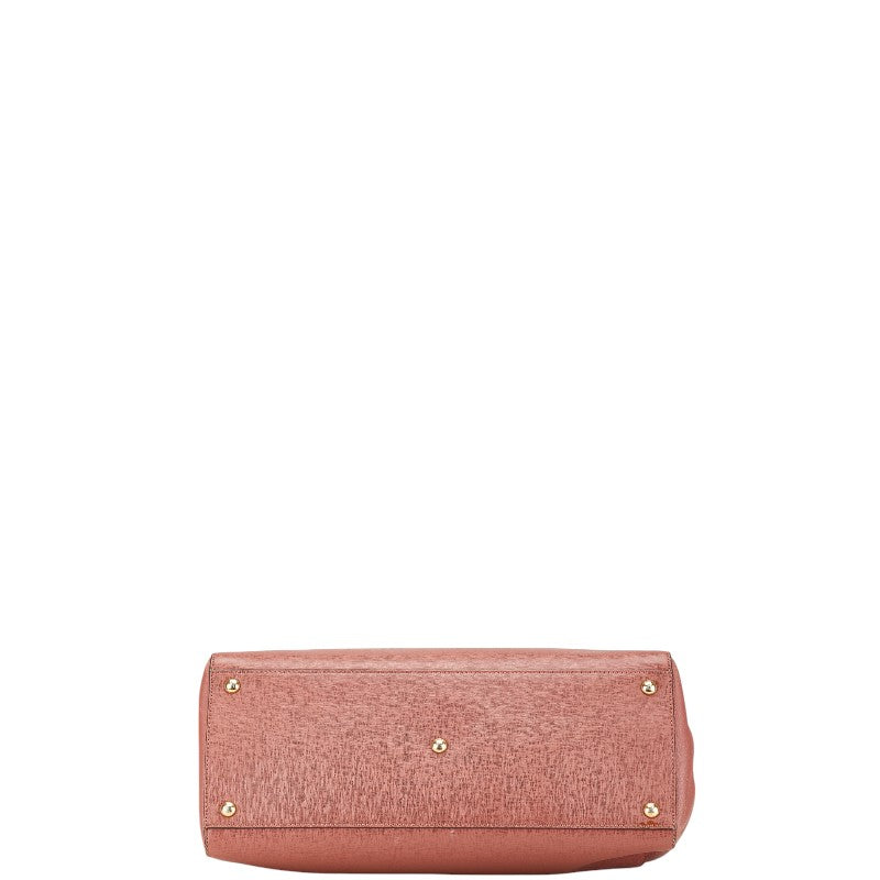 Fendi Trois Jours 2Way Bag Leather Travel Bag