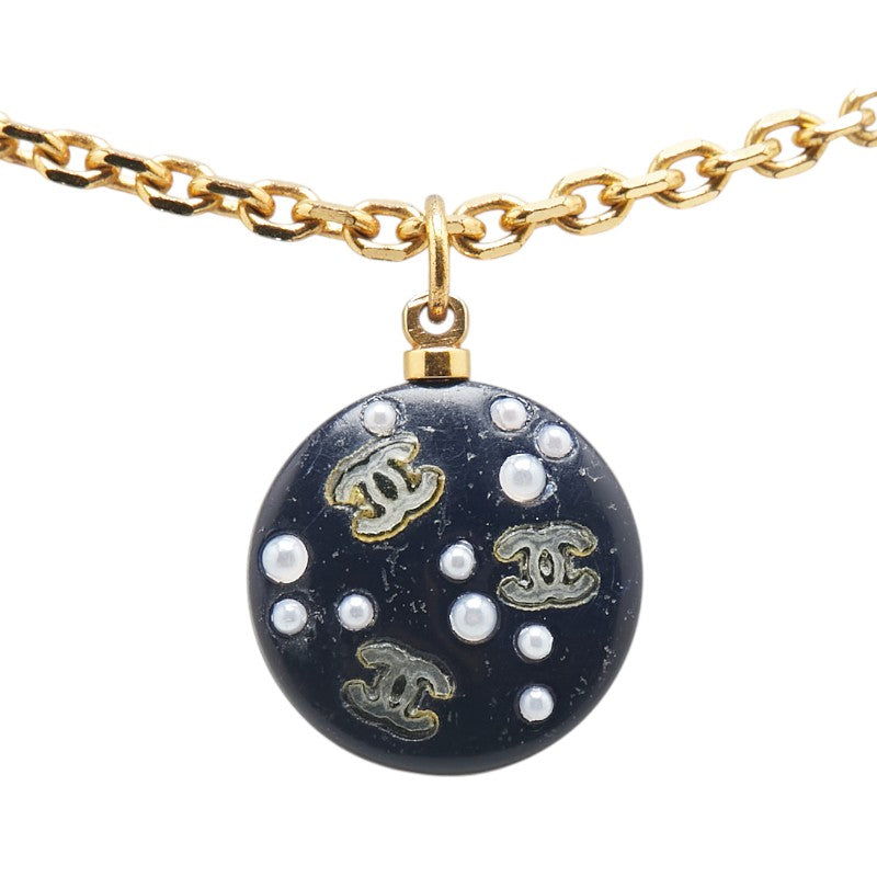 Coco Mark Necklace Plated Key