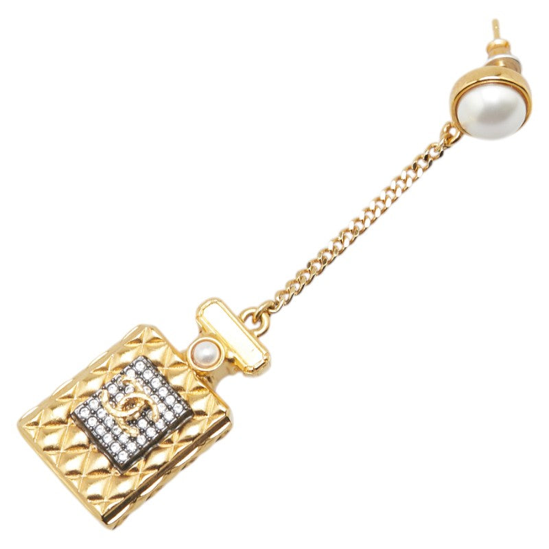 Chanel Coco Mark Perfume Bottle Earrings Jewelry