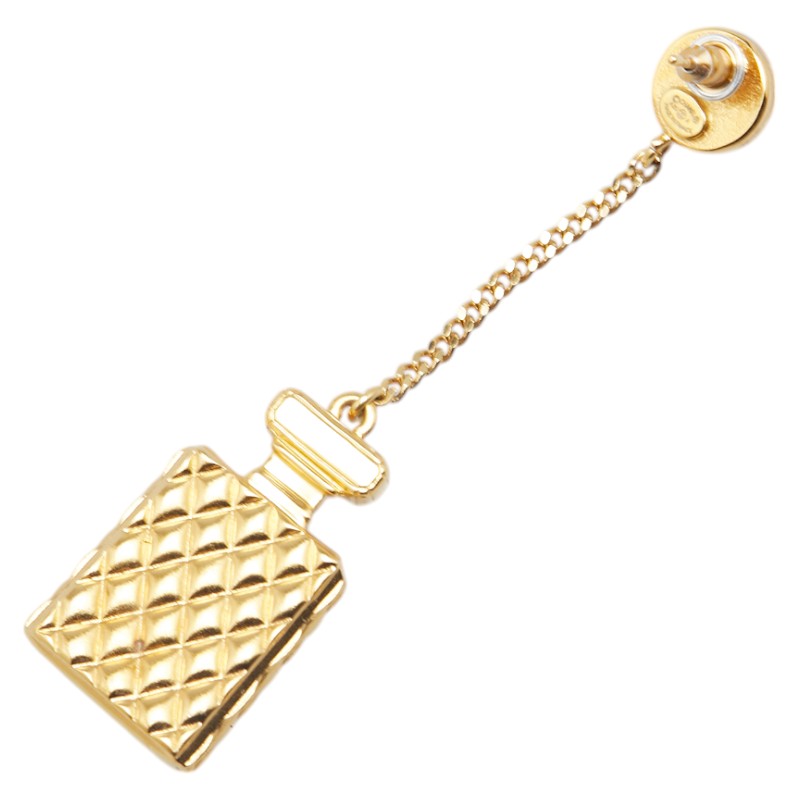 Chanel Coco Mark Perfume Bottle Earrings Jewelry