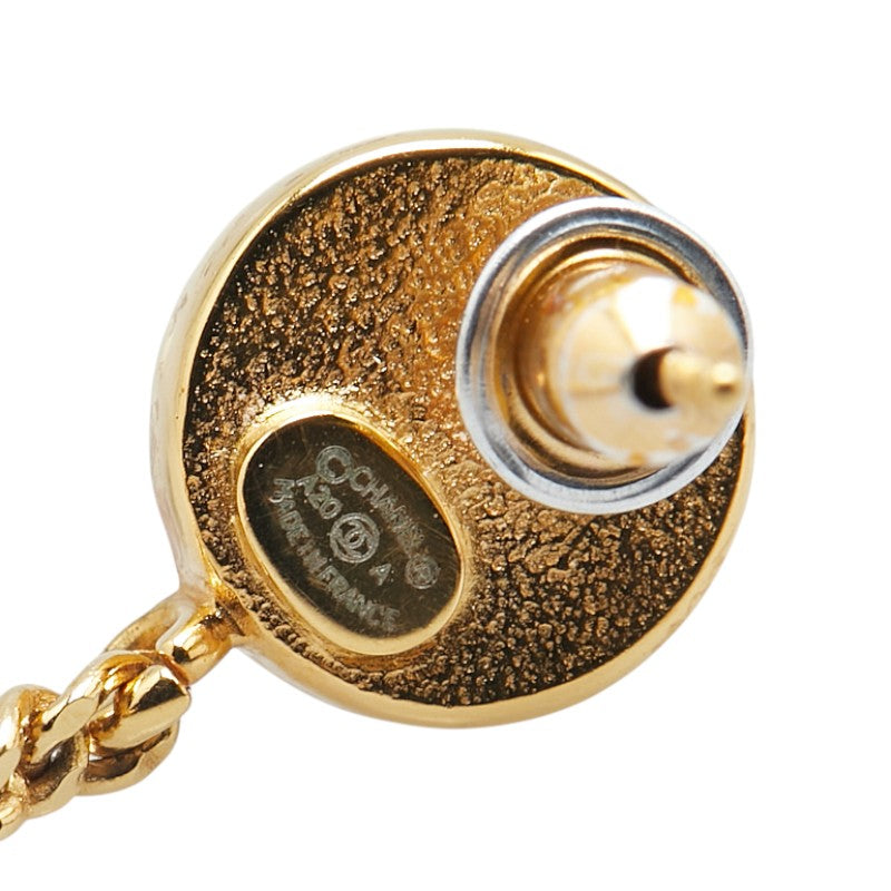 Chanel Coco Mark Perfume Bottle Earrings Jewelry