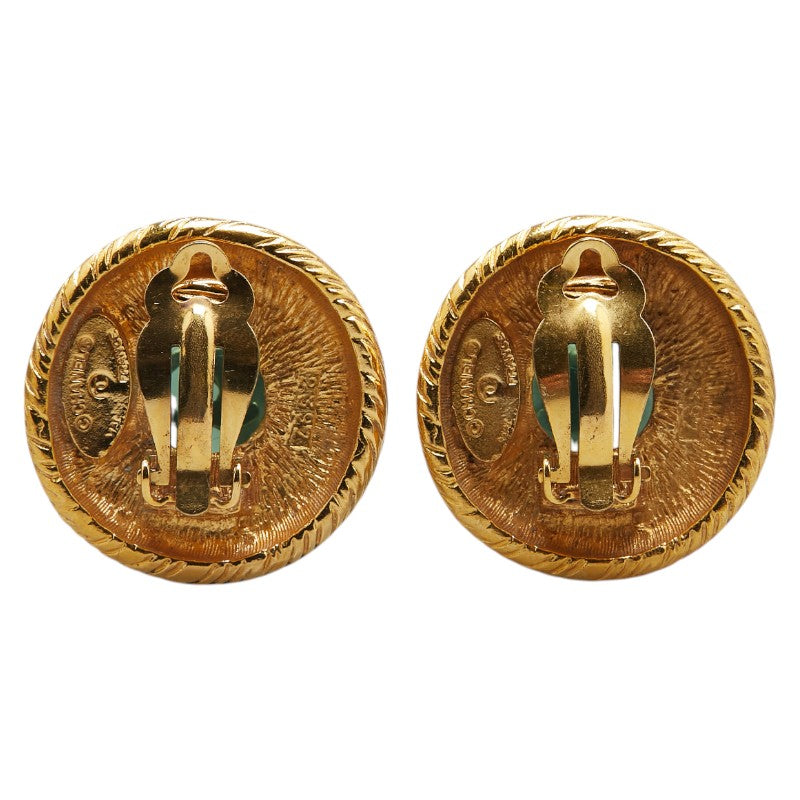 Chanel Coco Mark Gripoix Earrings Jewelry