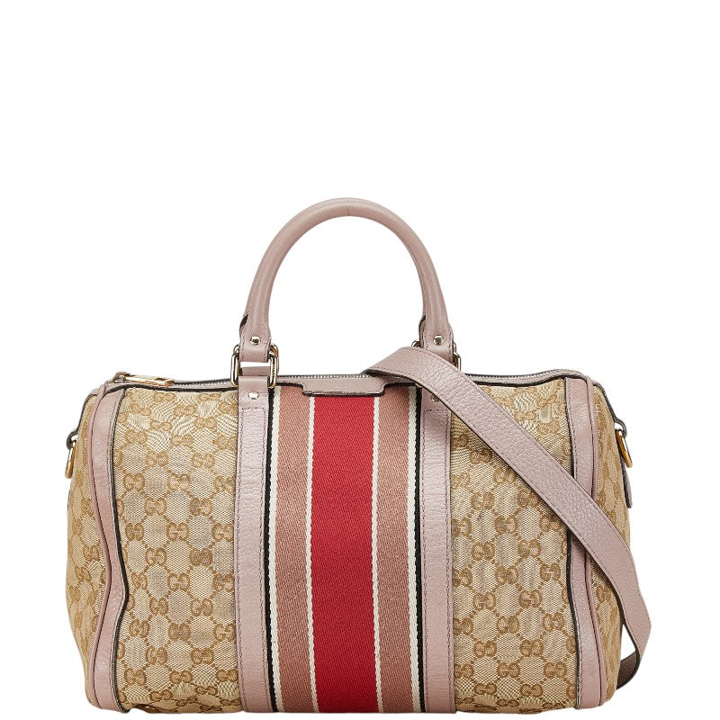 Gucci 2Way Shoulder Bag Canvas