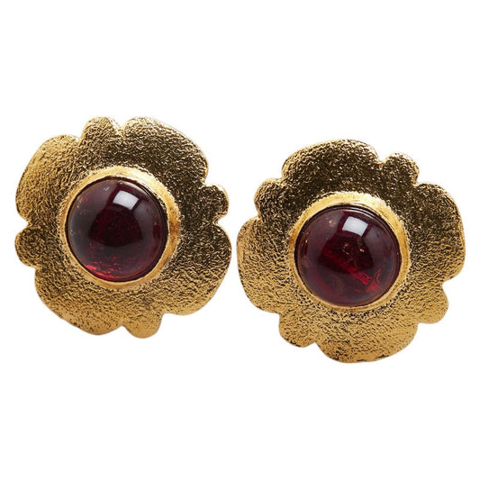 Chanel Flower Motif Earrings Jewelry
