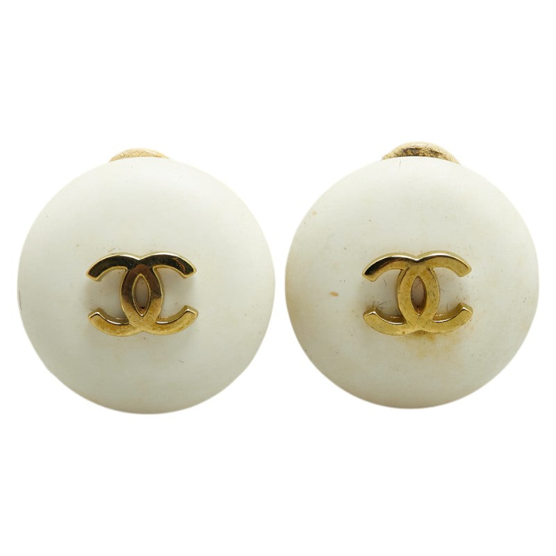 Coco Mark Earrings Jewelry Plated Resin