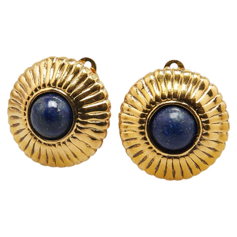 Chanel Round Stone Earrings Jewelry