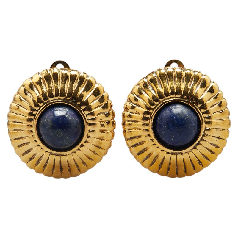 Chanel Round Stone Earrings Jewelry