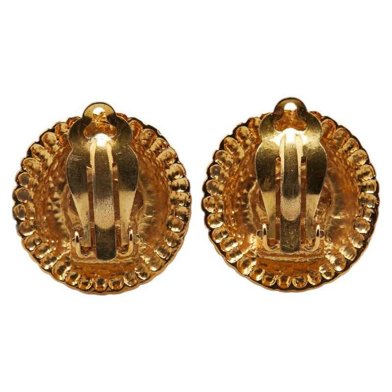 Chanel Round Stone Earrings Jewelry