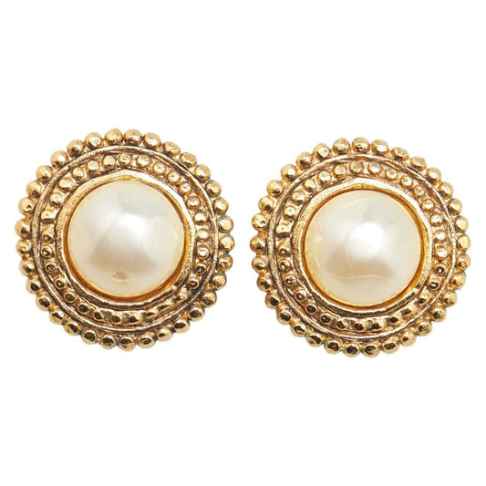 Plated Round Earrings Gold Jewelry