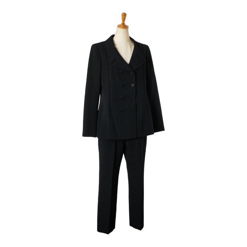 Chanel Coco Mark Button Wool Setup Apparel