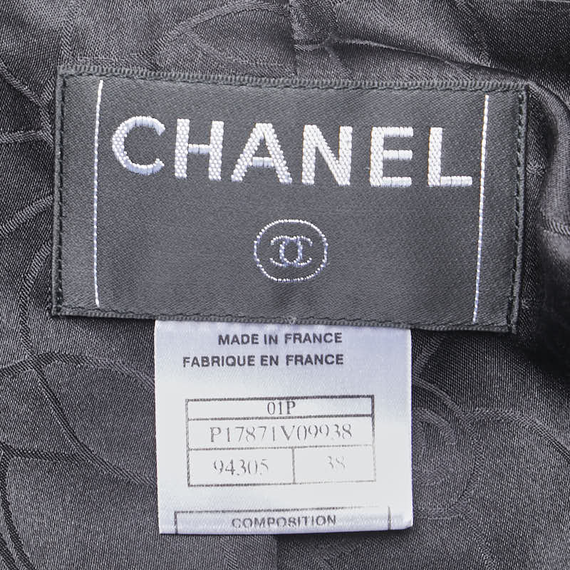 Chanel Coco Mark Button Wool Setup Apparel