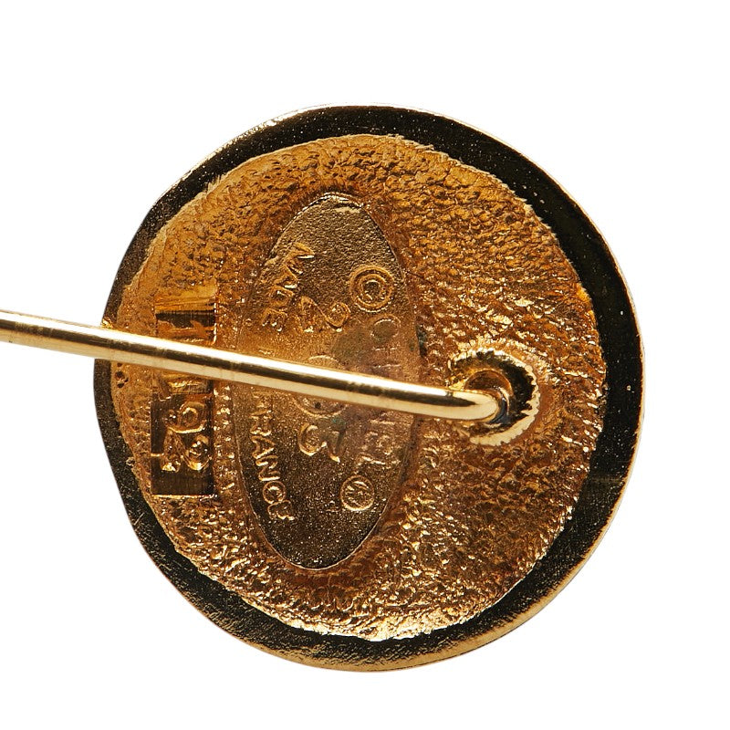 Chanel Gold Plated Brooch 23
