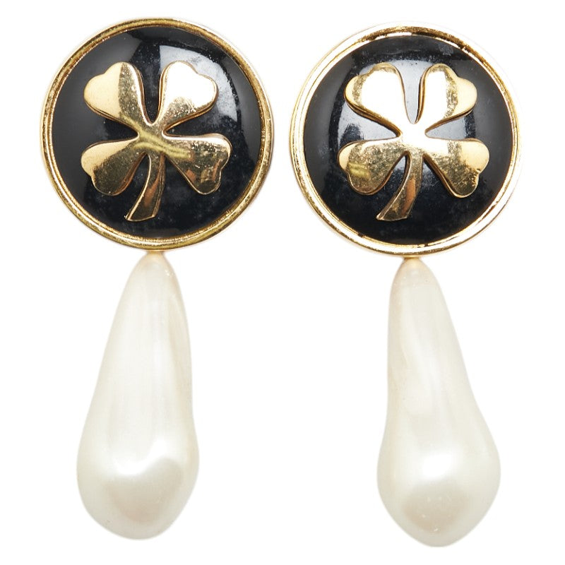 Chanel Round Clover Earrings Jewelry