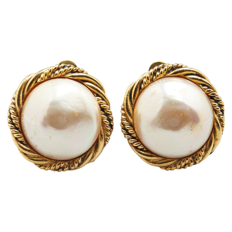 Pearl Plated Earrings Gold Jewelry
