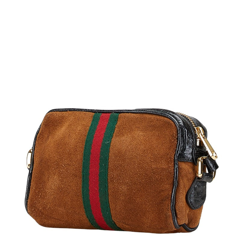 Gucci Ophidia Patent Shoulder Bag Leather Suede Bag 1