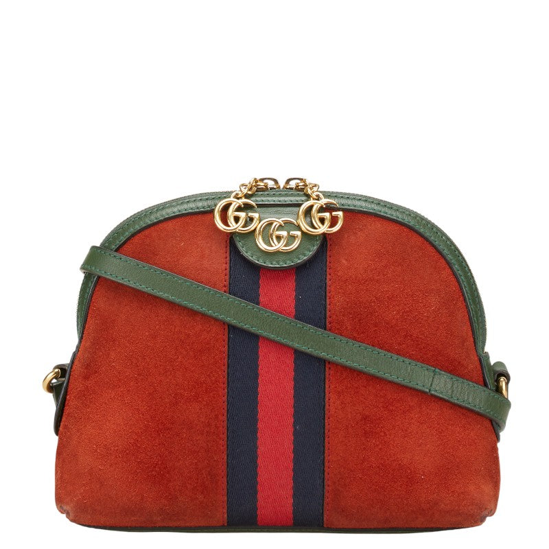 Gucci Ophidia Shoulder Bag Leather Suede Bag 499621