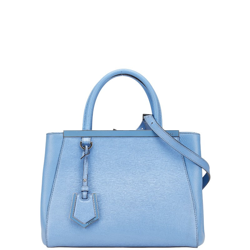 Fendi Petit 2Jours 2Way Bag Leather Travel Bag
