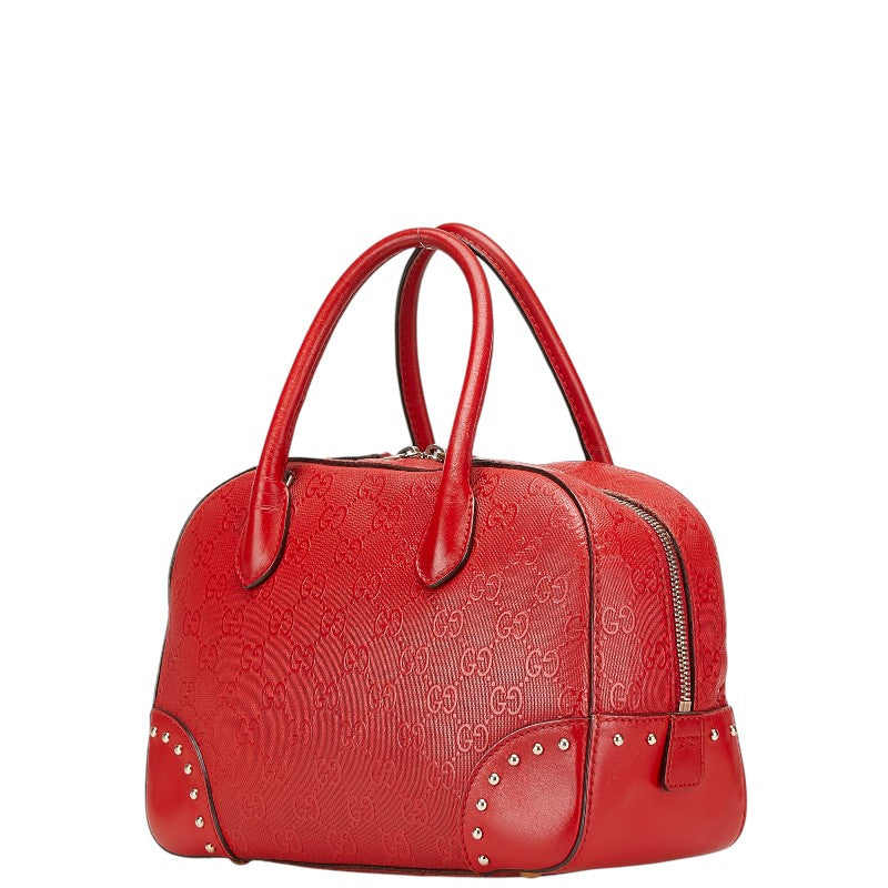 Gucci Embossed 2Way Bag Leather Travel Bag