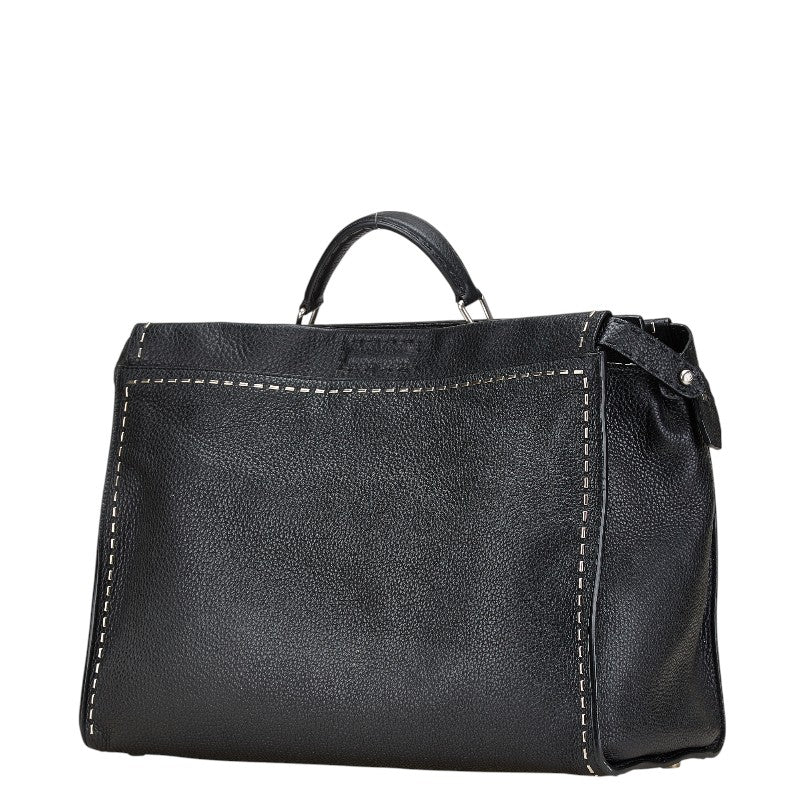 Fendi Peekaboo 2Way Bag Leather Travel Bag