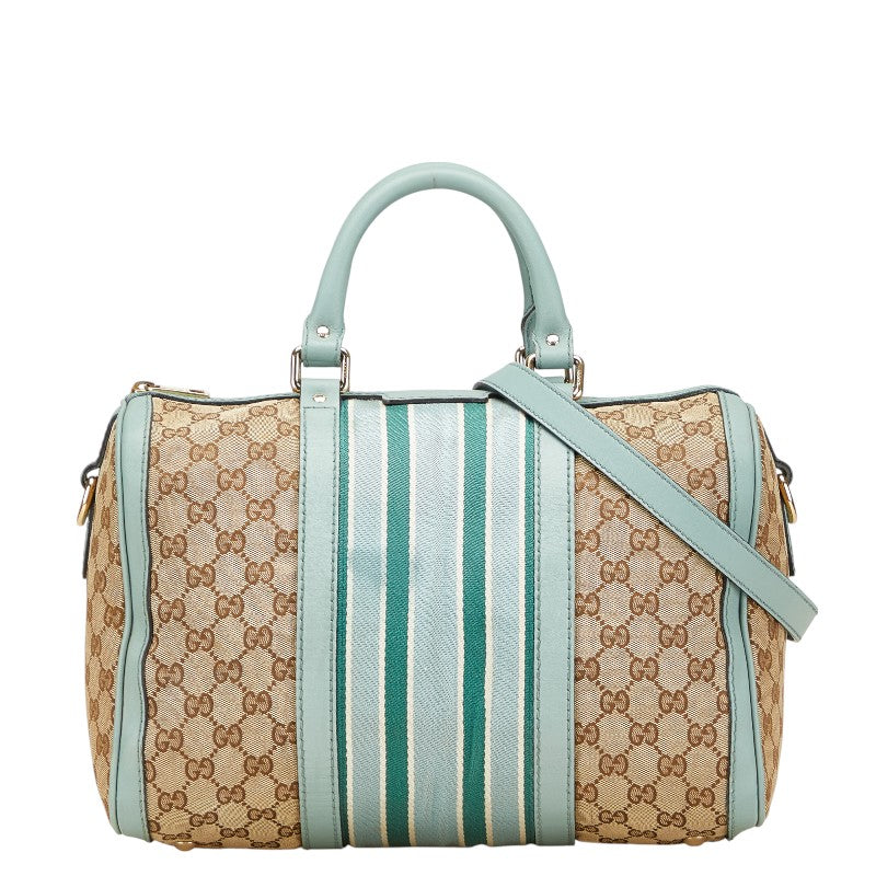 Gucci 2Way Bag Canvas Travel Bag 2Way Bag