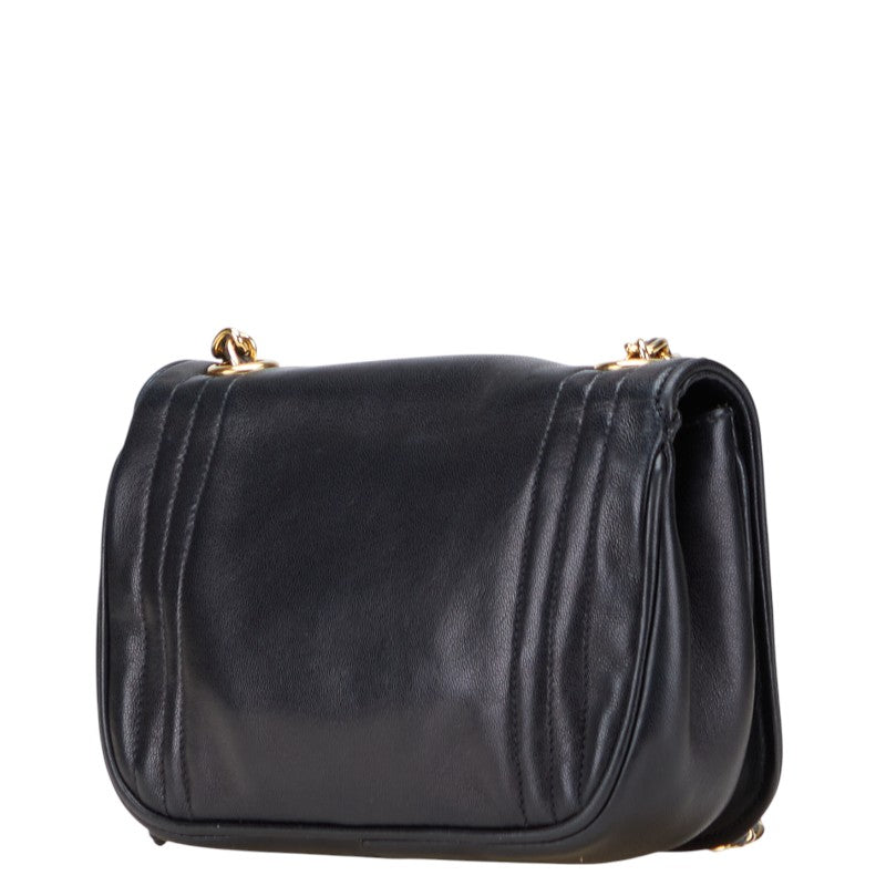 Coco Mark Lambskin Shoulder Bag Heritage