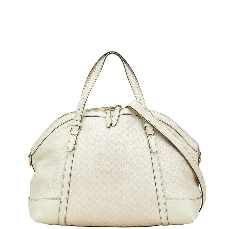 Gucci Microssima 2Way Bag Leather Travel Bag Bag 4