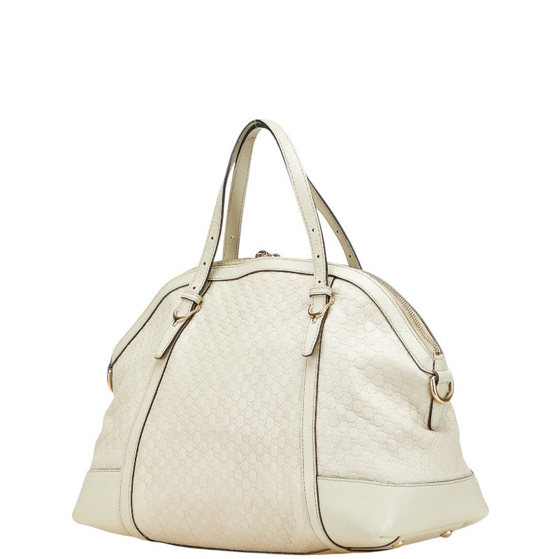 Gucci Microssima 2Way Bag Leather Travel Bag Bag 4