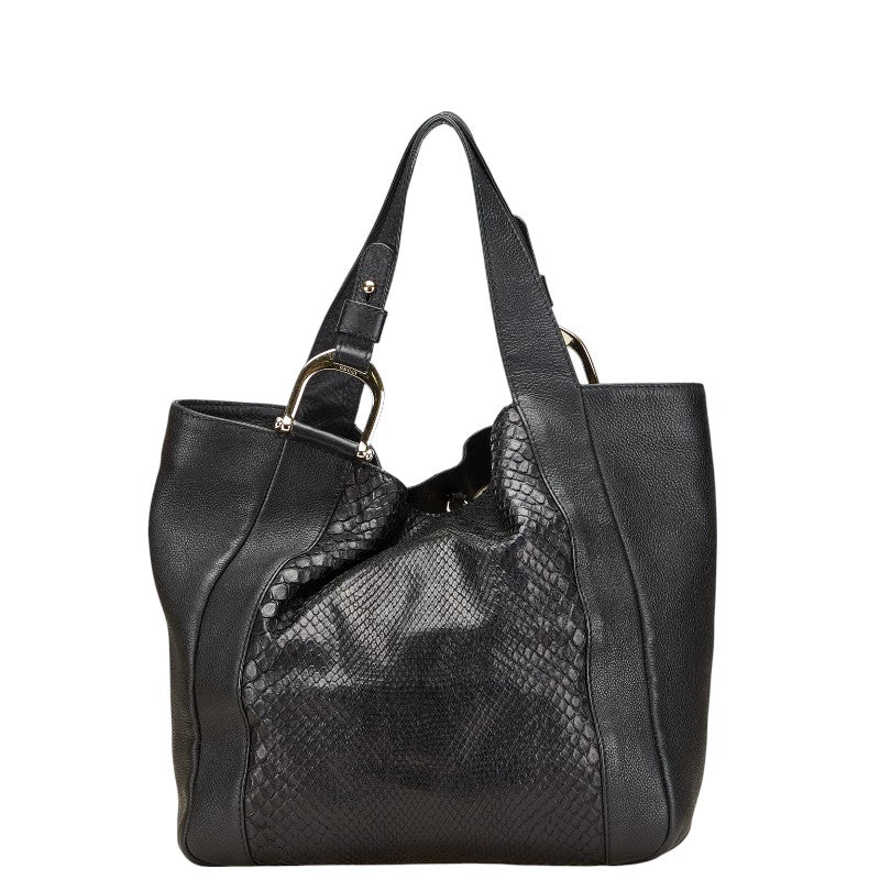 Gucci Python 2Way Bag Leather Travel Bag