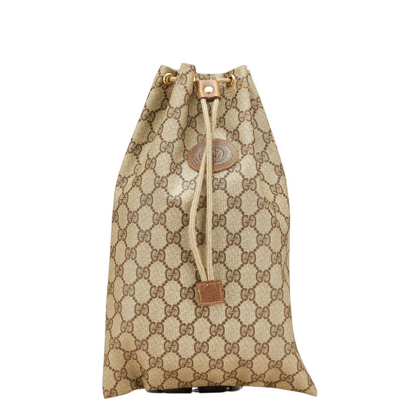 Gucci Supreme Old Pvc Clutch Bag Leather