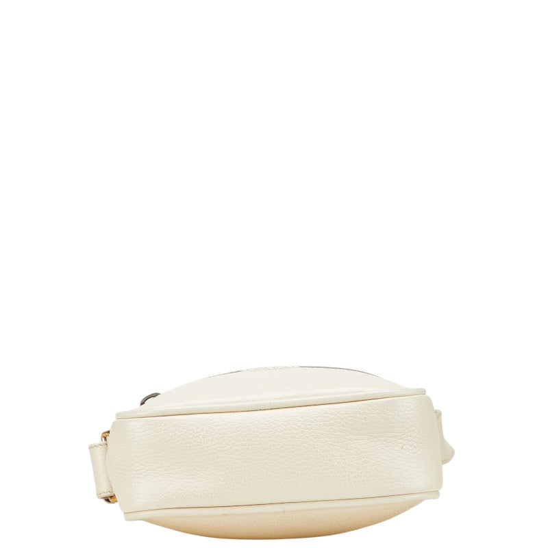 Gucci Print Shoulder Bag Leather Logo
