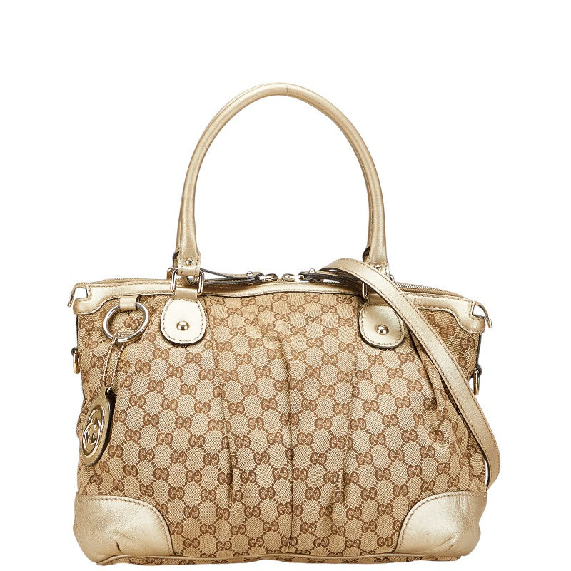 Gucci 2Way Bag Canvas Travel Bag Bag 26