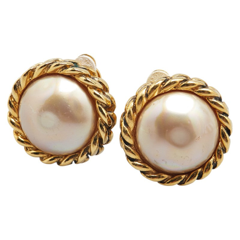 Chanel Pearl   Earrings