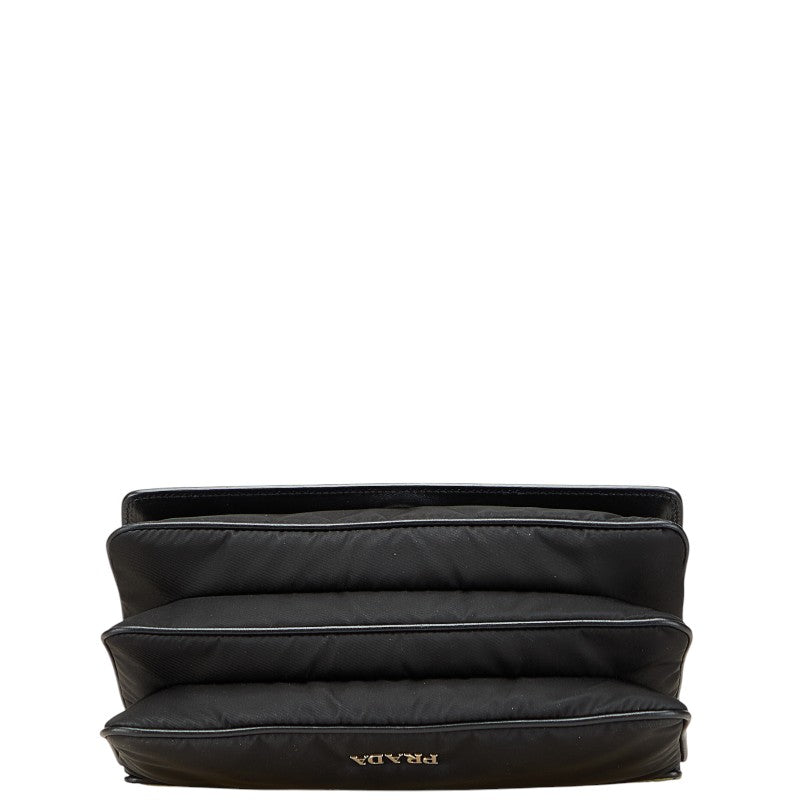 Prada 2Way Bag Leather Nylon Python Travel Bag