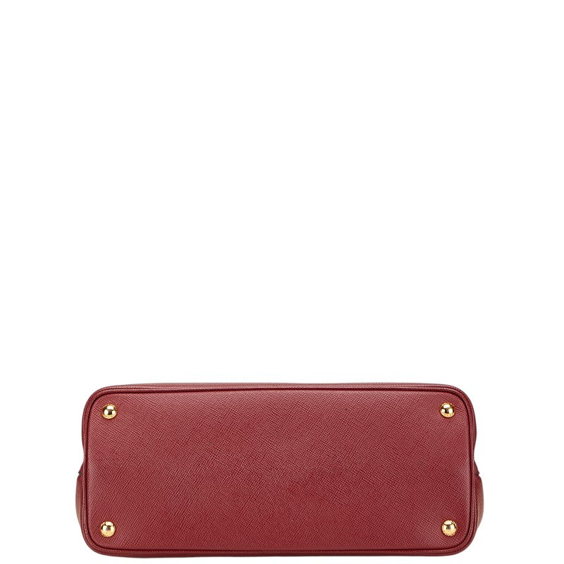 Prada Triangle Plate 2Way Bag Saffiano Logo Travel Bag Saffiano 2Way Bag