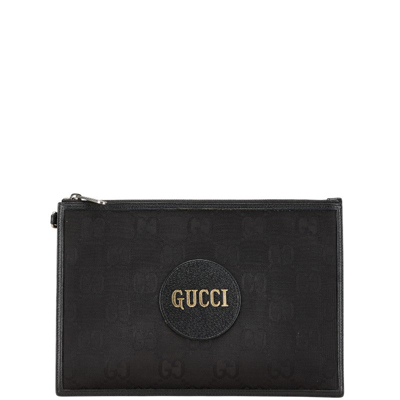 Gucci Off The Grid Clutch Bag Leather Nylon