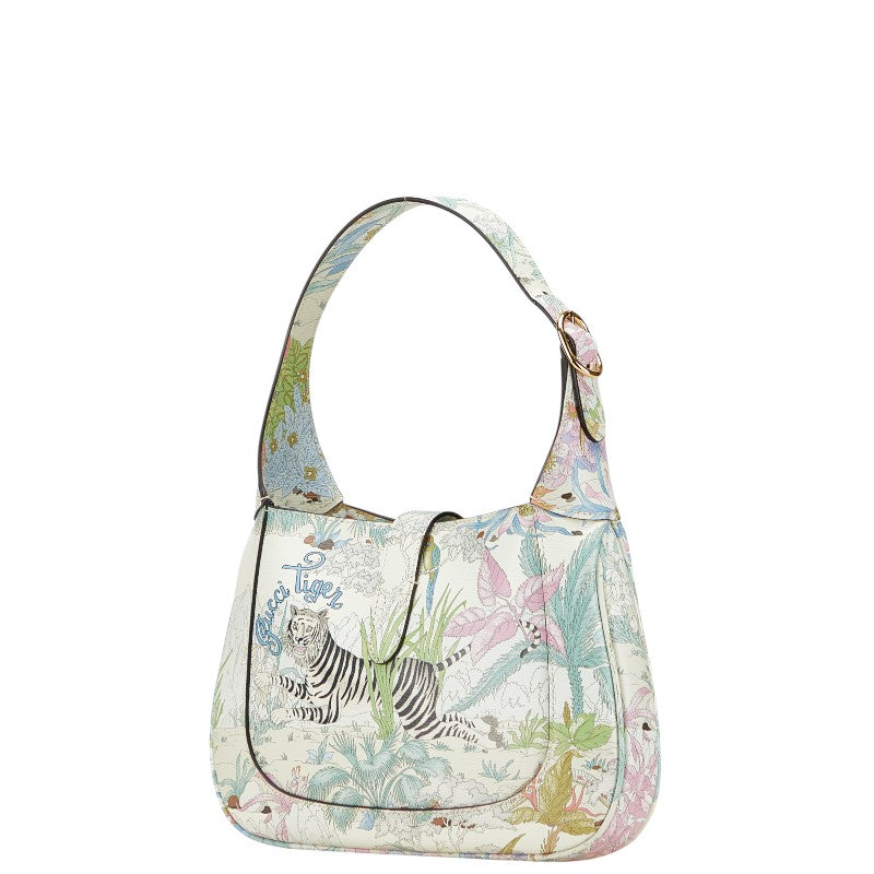 Gucci Jackie Tiger Botanical 2Way Bag Leather Travel Bag