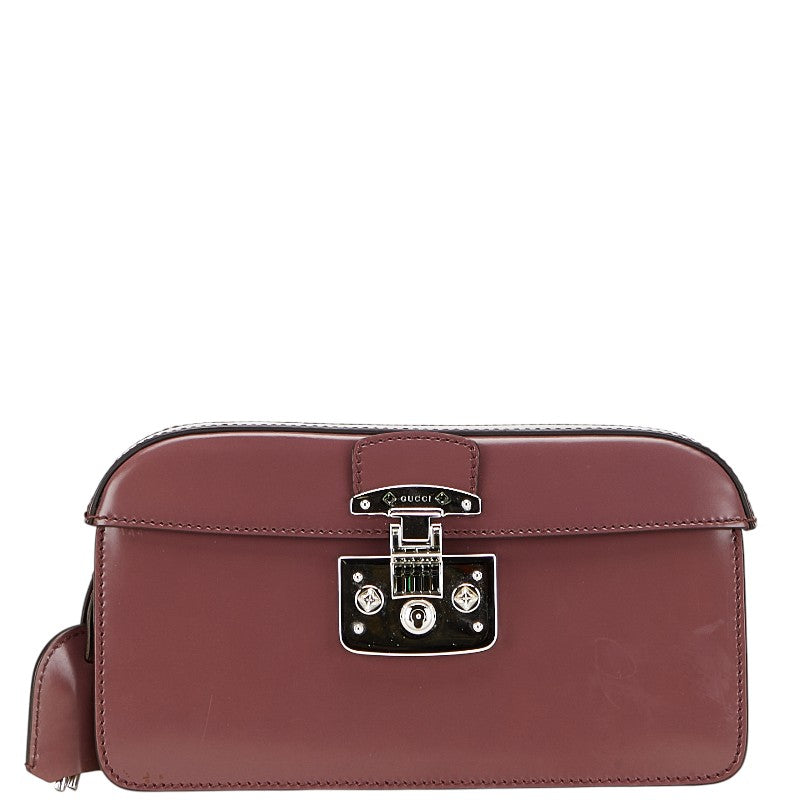 Gucci Lady Lock Clutch Bag Leather