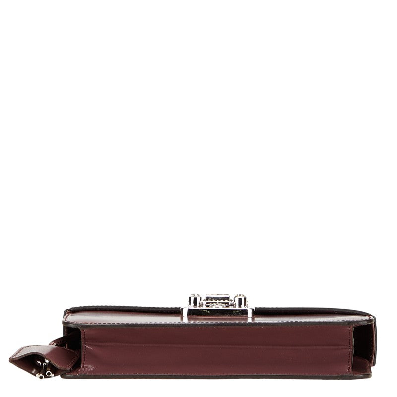 Gucci Lady Lock Clutch Bag Leather