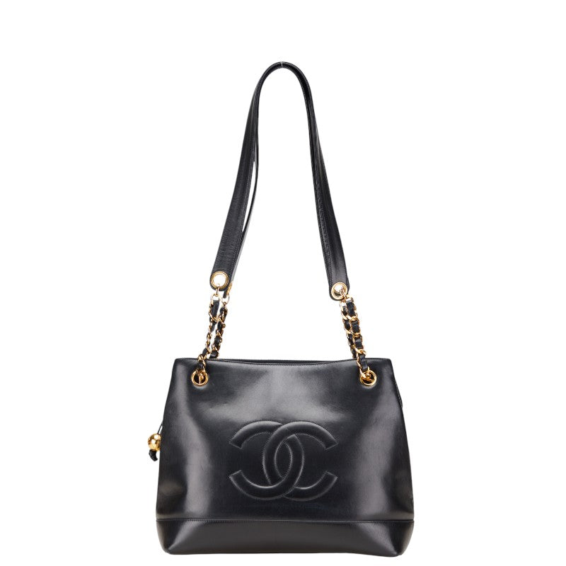 Coco Mark Lambskin Tote Bag Signature