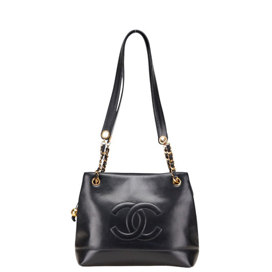 Coco Mark Lambskin Tote Bag Signature