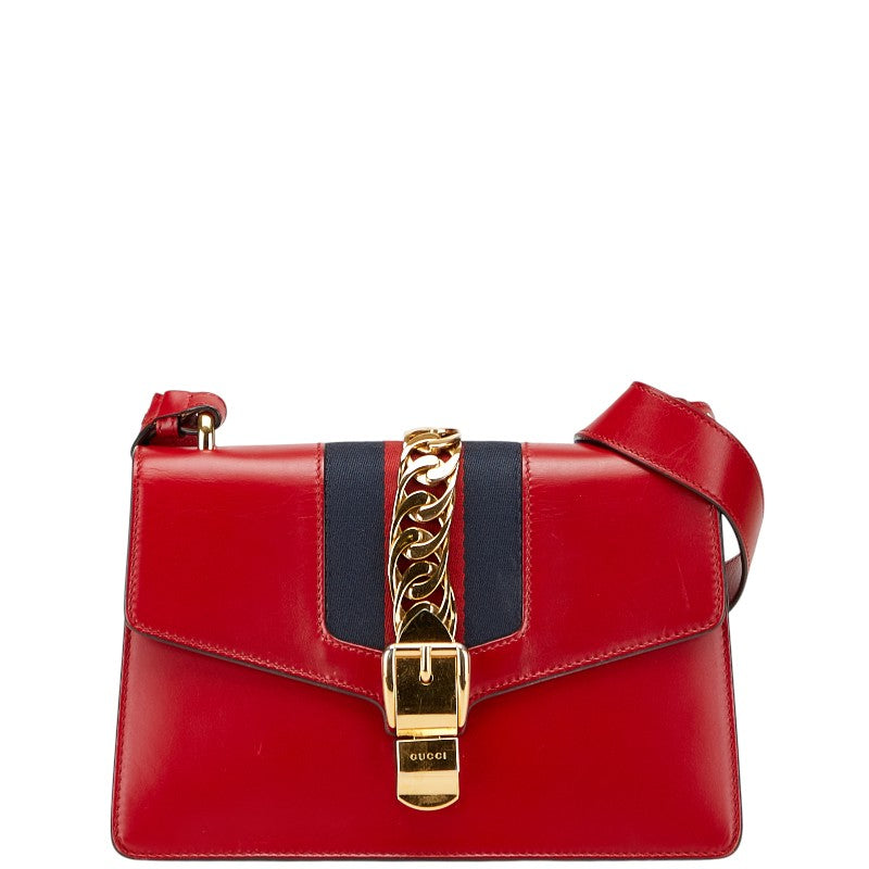 Gucci Sylvie Shoulder Bag Leather Bag 7