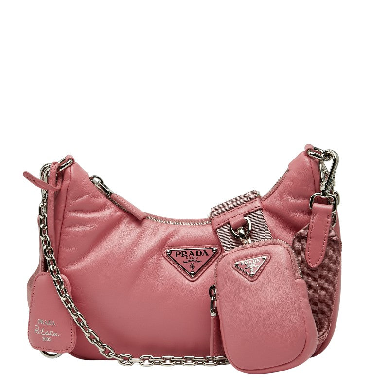 Prada Re Edition 2Way Bag Leather Travel Bag