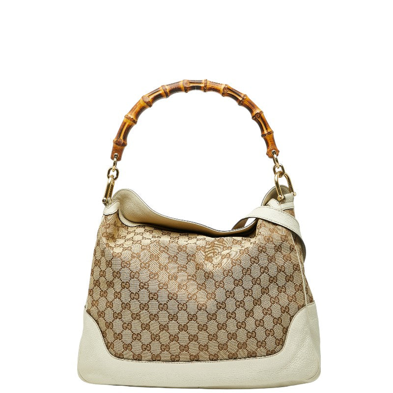 Gucci Bamboo 2Way Bag Canvas Travel Bag Bag 5